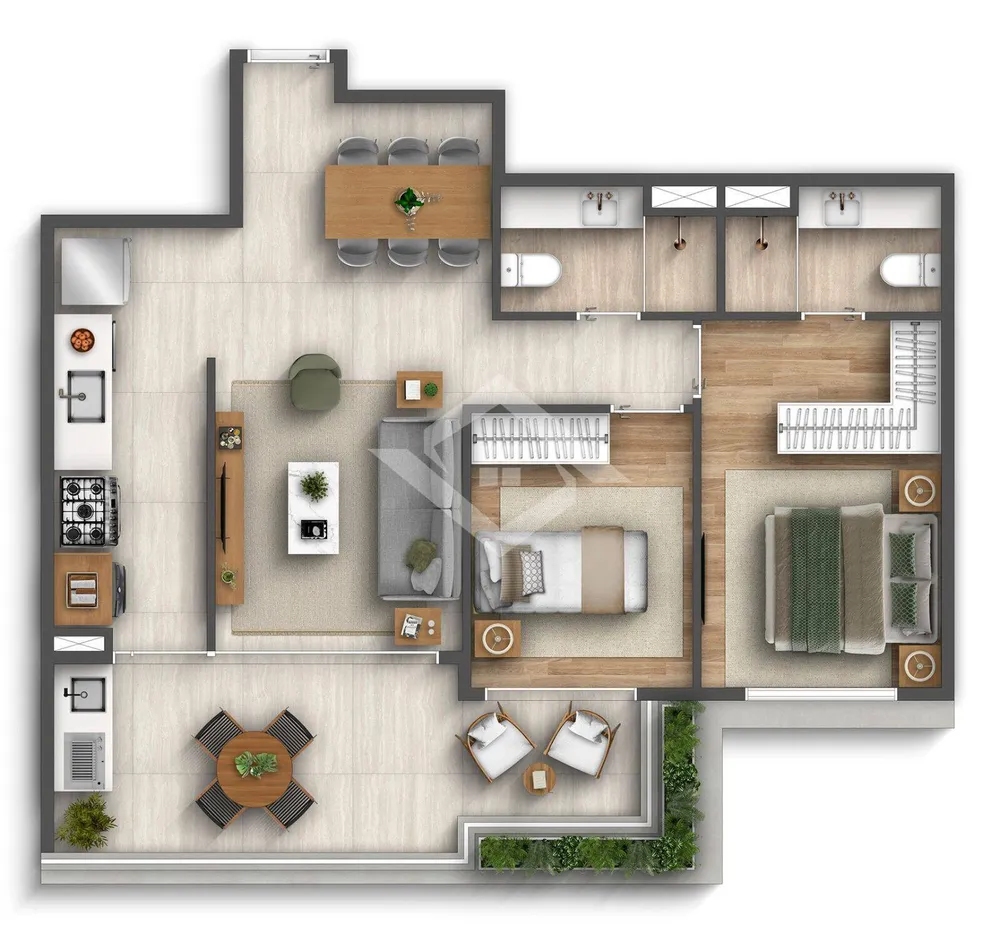 Apartamento, 2 quartos - Foto 23
