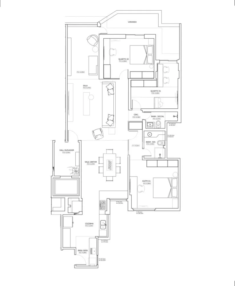 Apartamento, 3 quartos, 135 m² - Foto 24
