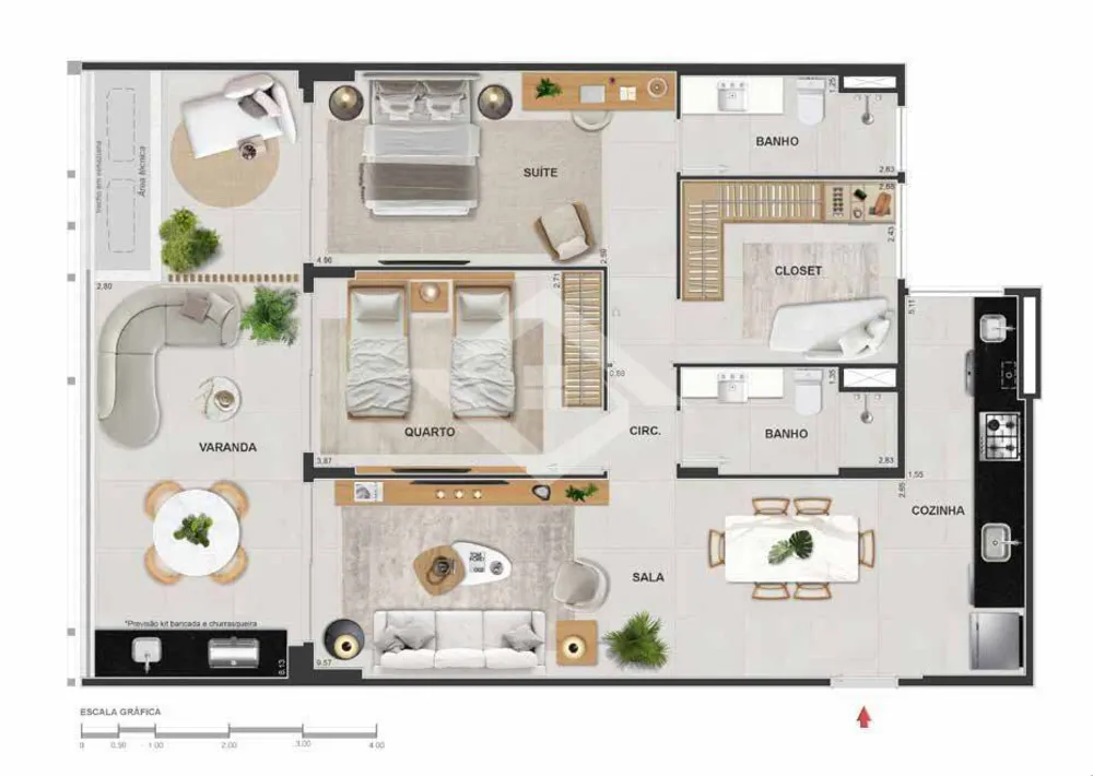 Apartamento, 2 quartos - Foto 46