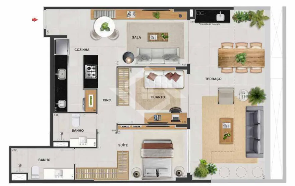 Apartamento, 2 quartos - Foto 45