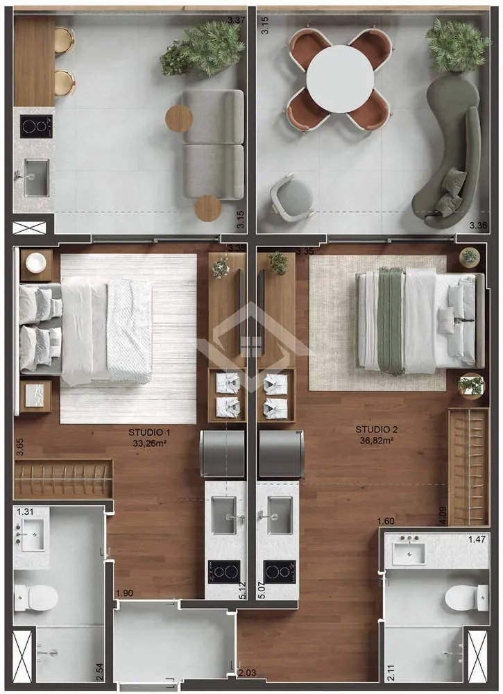 Apartamento, 1 quarto - Foto 21