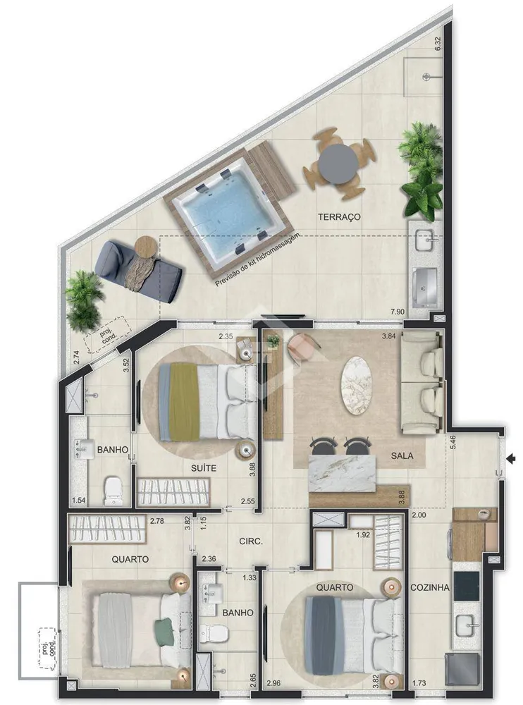 Apartamento, 1 quarto - Foto 32