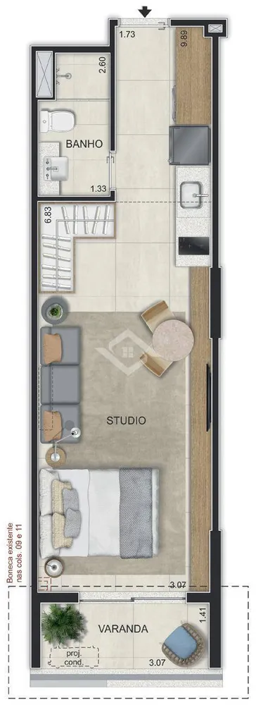 Apartamento, 1 quarto - Foto 29
