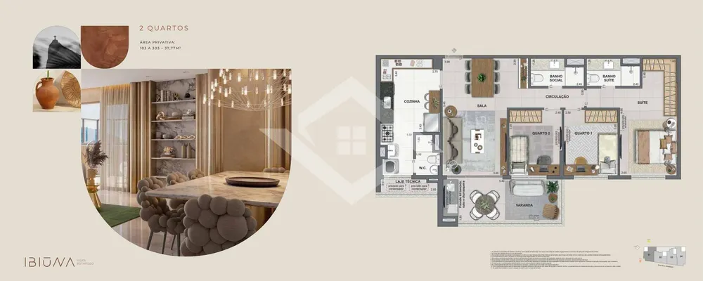 Apartamento, 2 quartos - Foto 13