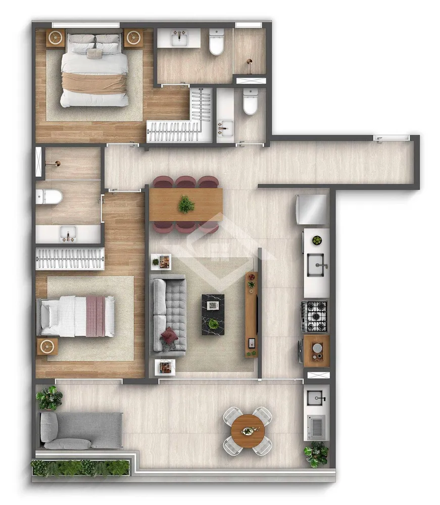 Apartamento, 2 quartos - Foto 22
