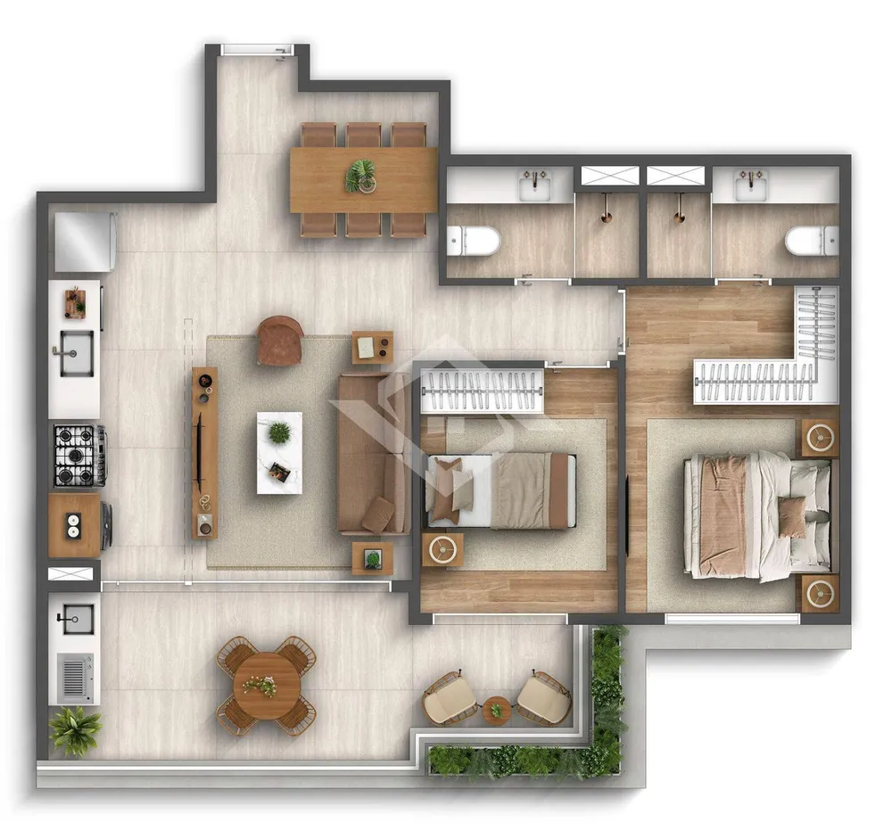 Apartamento, 2 quartos - Foto 20