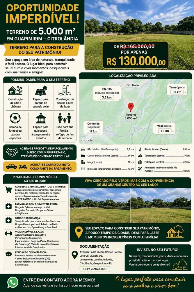 Terreno, 5000 m² - Foto 1