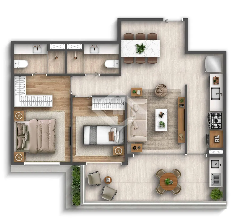 Apartamento, 2 quartos - Foto 24