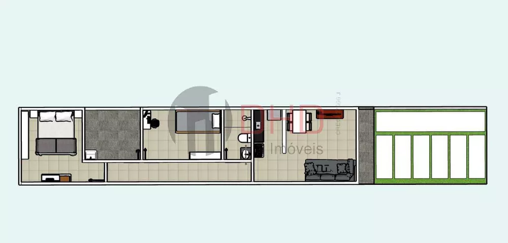 Casa à venda com 2 quartos, 51m² - Foto 2