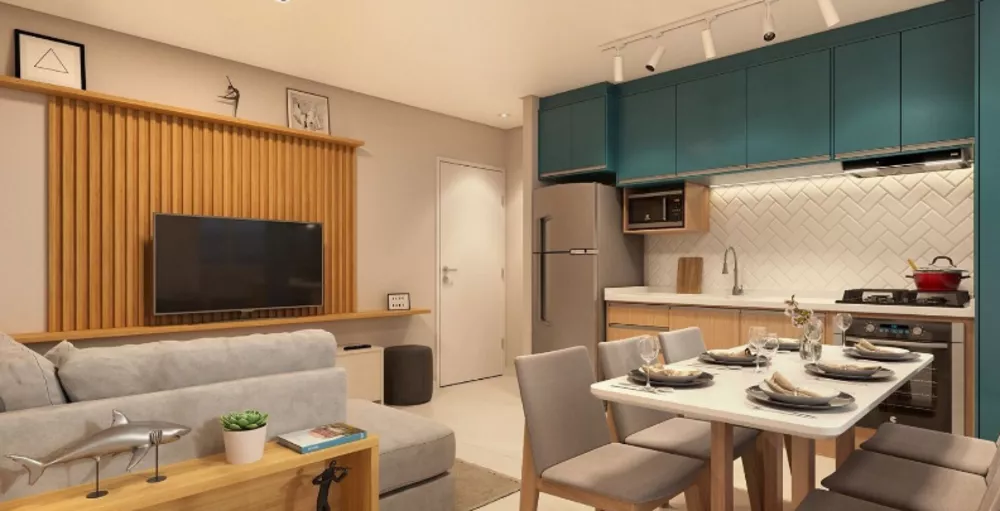 Apartamento à venda com 2 quartos, 45m² - Foto 3