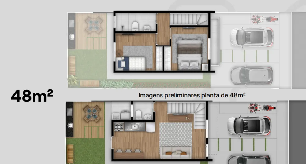 Casa, 2 quartos, 48 m² - Foto 5