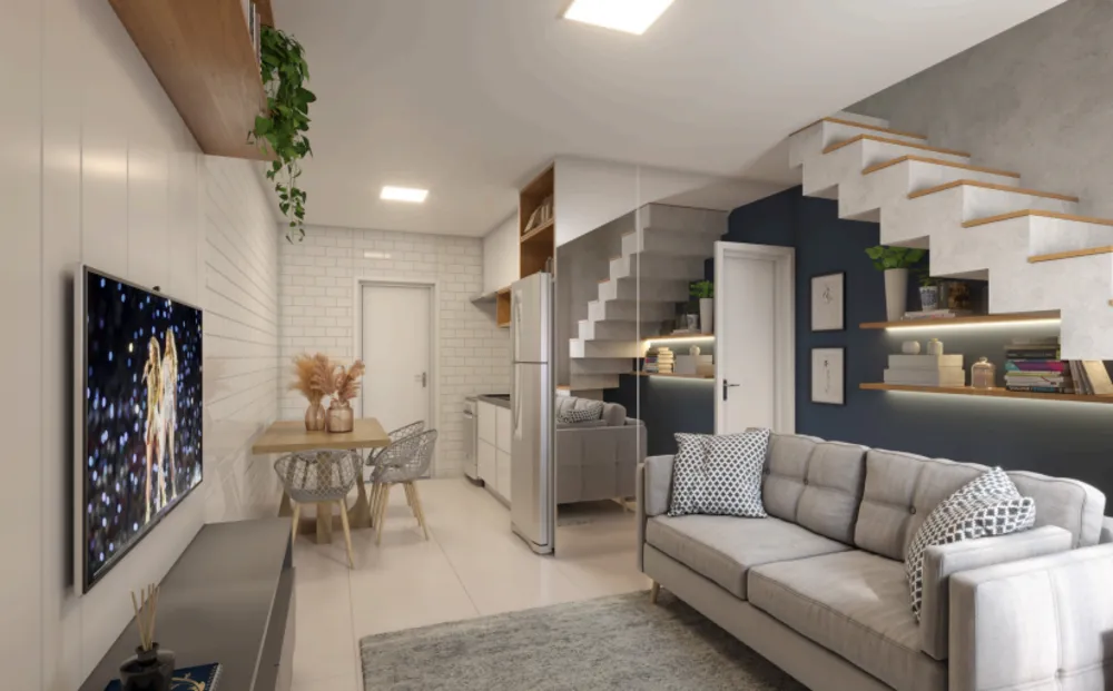 Casa, 2 quartos, 48 m² - Foto 2