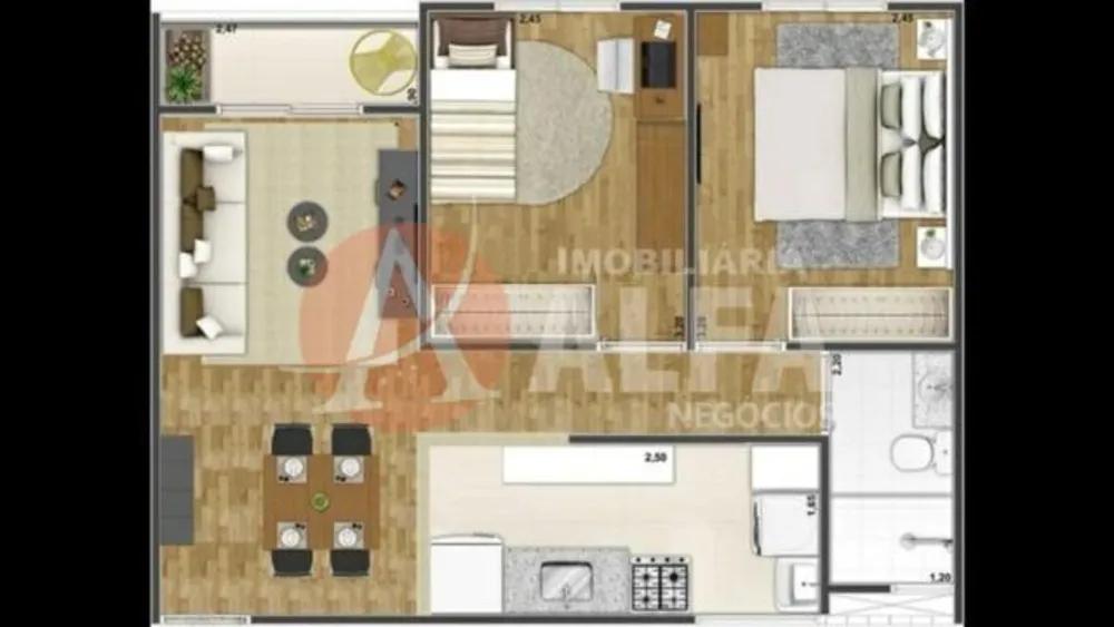 Apartamento, 2 quartos, 48 m² - Foto 5