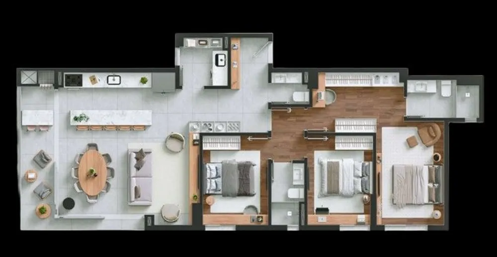 Apartamento, 3 quartos, 105 m² - Foto 6