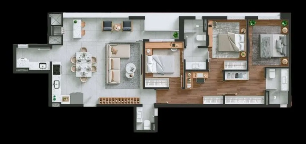 Apartamento, 3 quartos, 105 m² - Foto 8