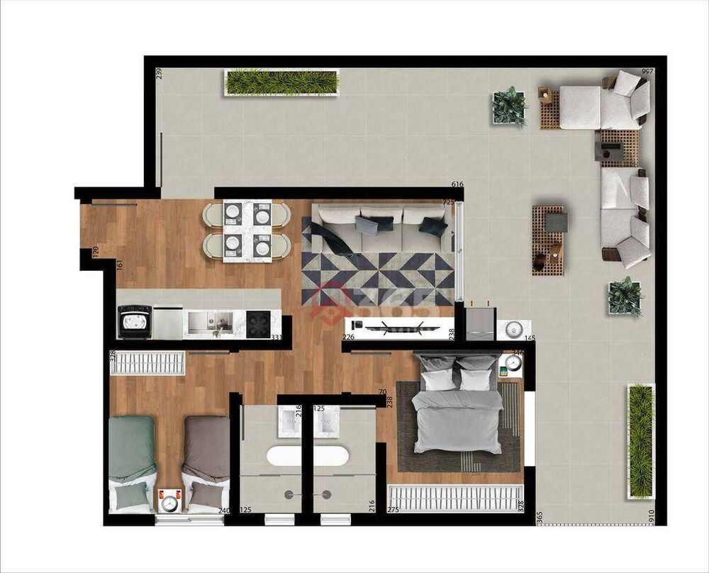 Apartamento, 2 quartos, 59 m² - Foto 19