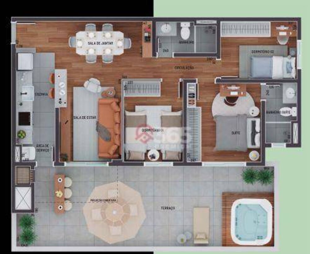 Apartamento, 3 quartos, 73 m² - Foto 16