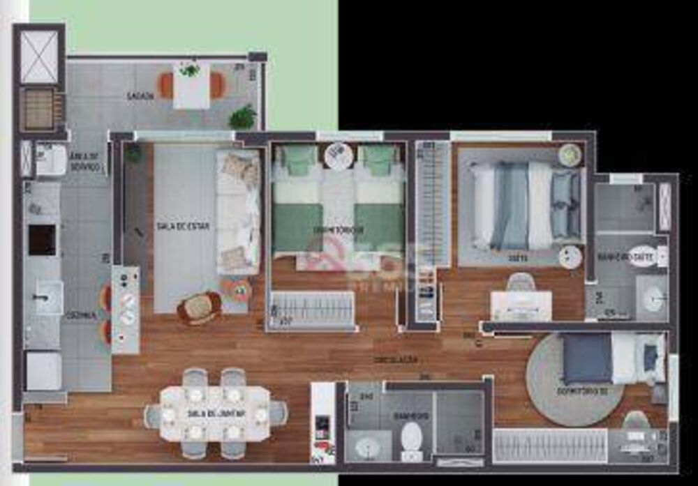 Apartamento, 3 quartos, 73 m² - Foto 20