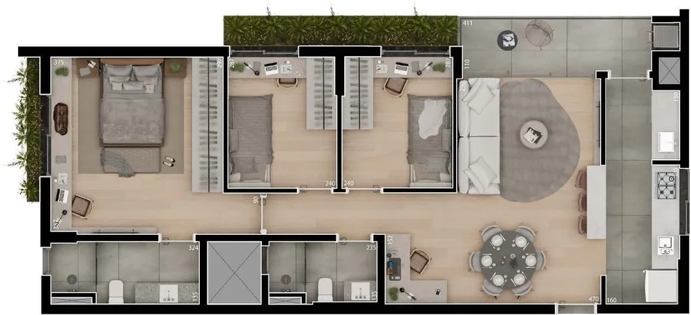 Cobertura, 3 quartos, 181 m² - Foto 11