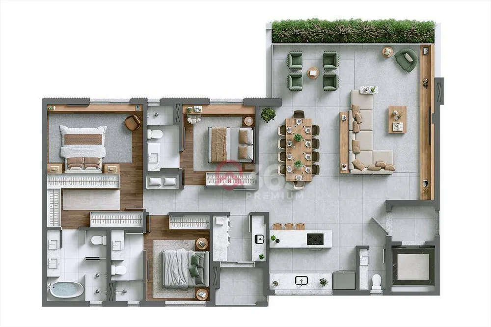 Apartamento, 3 quartos, 225 m² - Foto 28