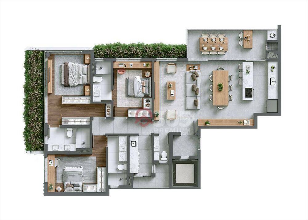 Apartamento à venda com 3 quartos, 225m² - Foto 18