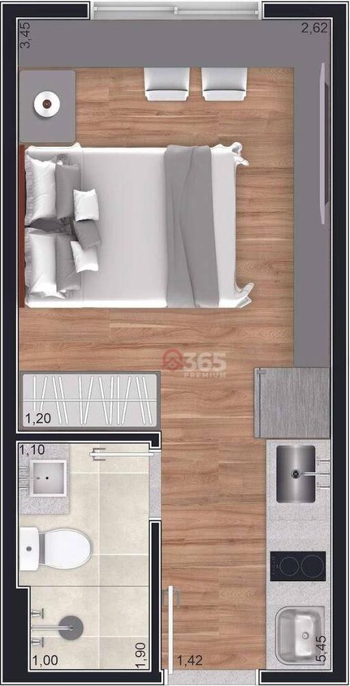 Cobertura à venda com 1 quarto, 23m² - Foto 12