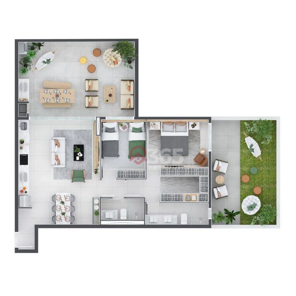 Apartamento, 2 quartos, 60 m² - Foto 18