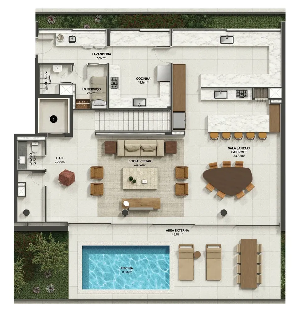 Apartamento, 3 quartos, 249 m² - Foto 8
