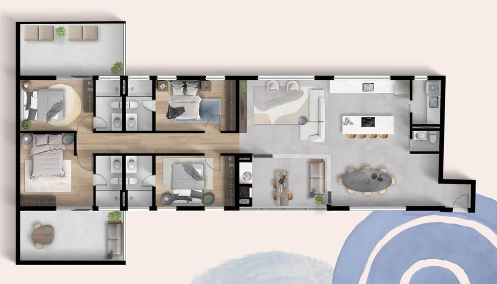 Apartamento, 4 quartos, 137 m² - Foto 7