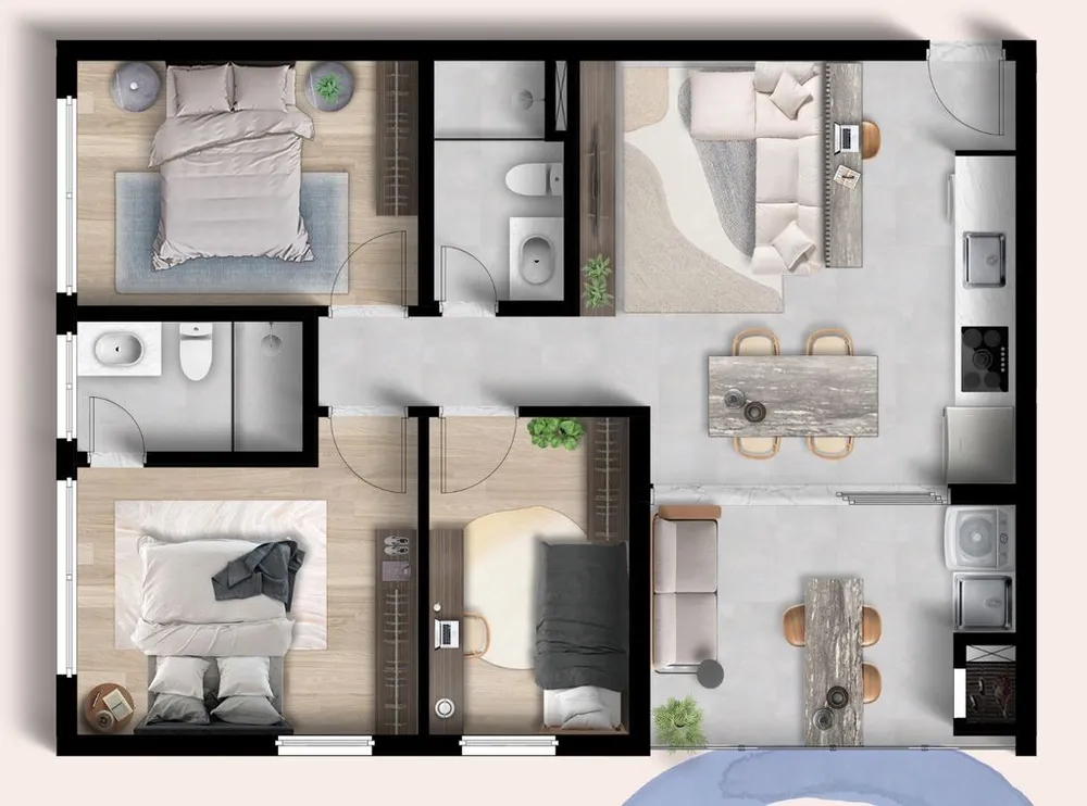 Apartamento, 4 quartos, 137 m² - Foto 3