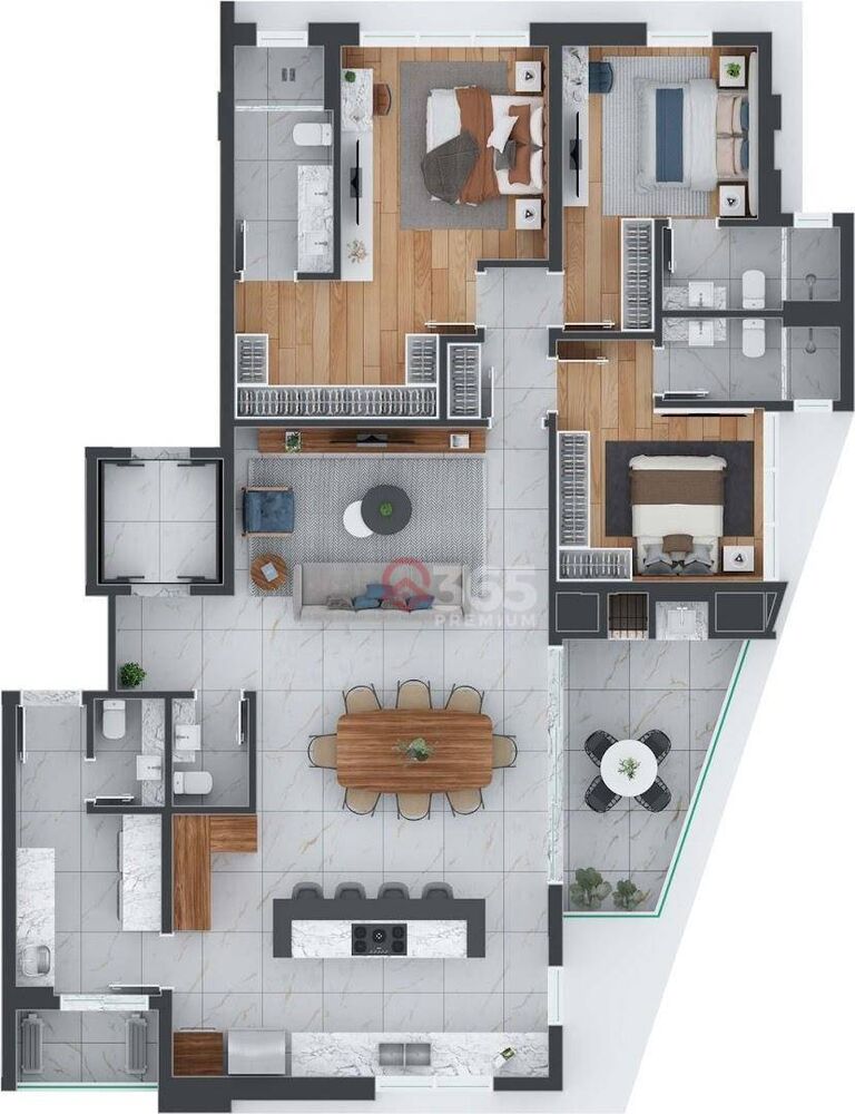 Apartamento à venda com 3 quartos, 181m² - Foto 19