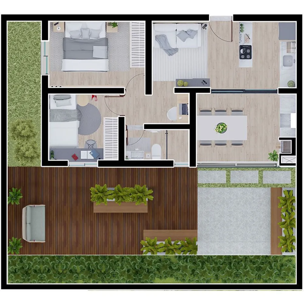 Apartamento, 3 quartos, 63 m² - Foto 10