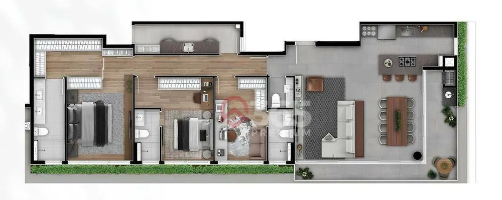 Apartamento, 3 quartos, 186 m² - Foto 22
