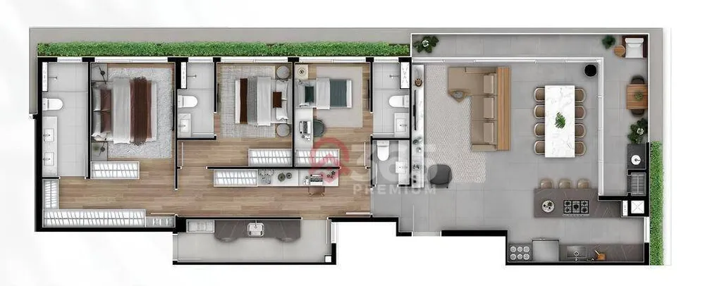 Apartamento, 3 quartos, 186 m² - Foto 21