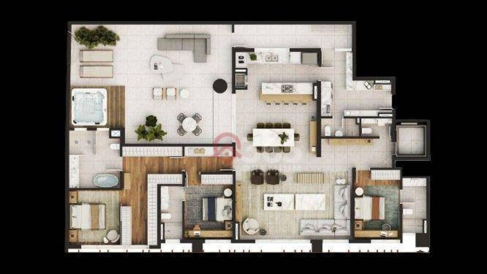 Apartamento, 3 quartos, 200 m² - Foto 6