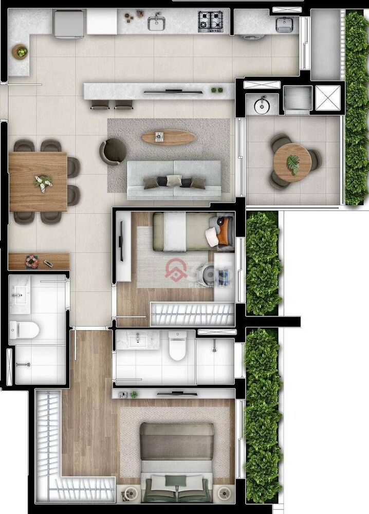 Apartamento, 2 quartos, 68 m² - Foto 16