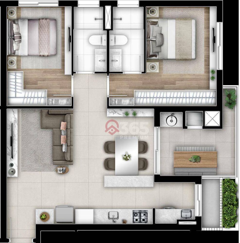 Apartamento, 2 quartos, 68 m² - Foto 13