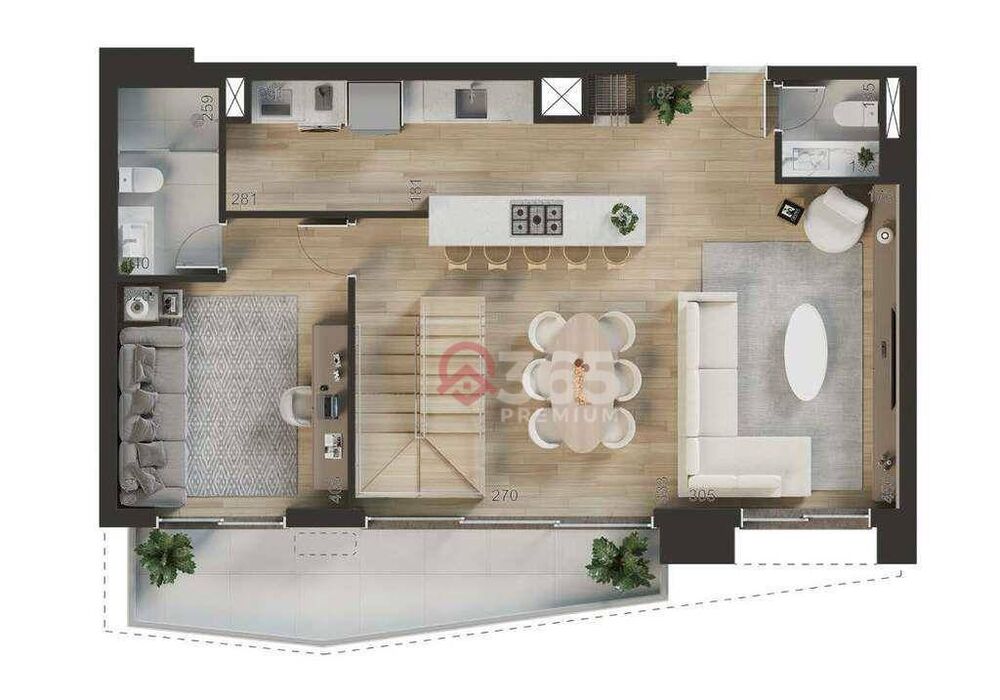 Apartamento, 1 quarto, 86 m² - Foto 4