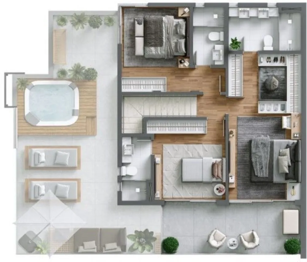 Apartamento, 3 quartos, 183 m² - Foto 11