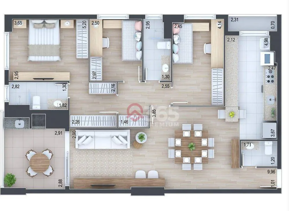 Apartamento, 2 quartos, 81 m² - Foto 14