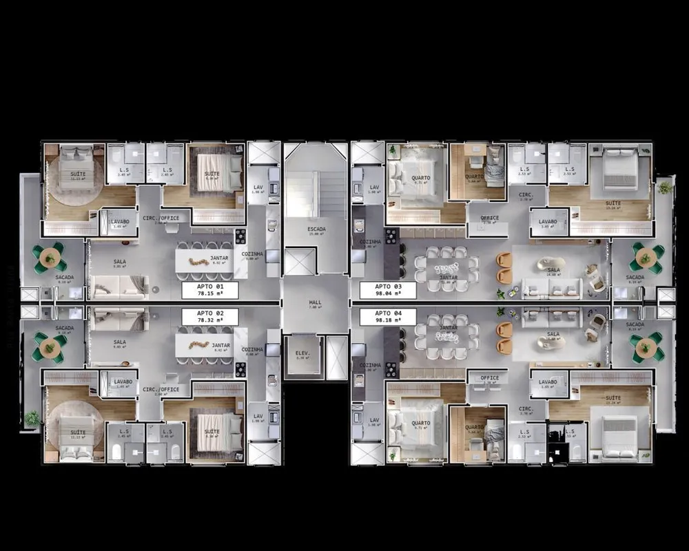 Apartamento, 2 quartos, 78 m² - Foto 29