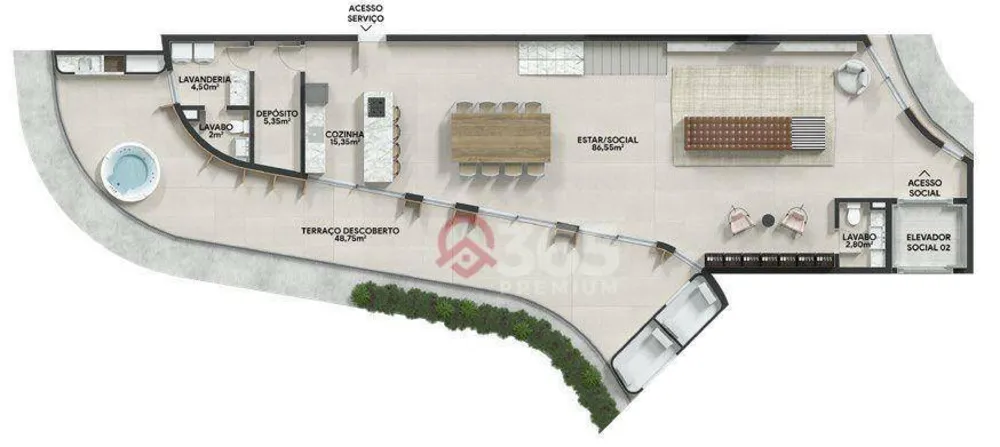Apartamento, 3 quartos, 189 m² - Foto 9