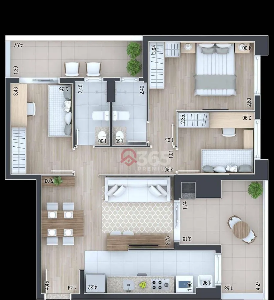 Apartamento, 3 quartos, 124 m² - Foto 8
