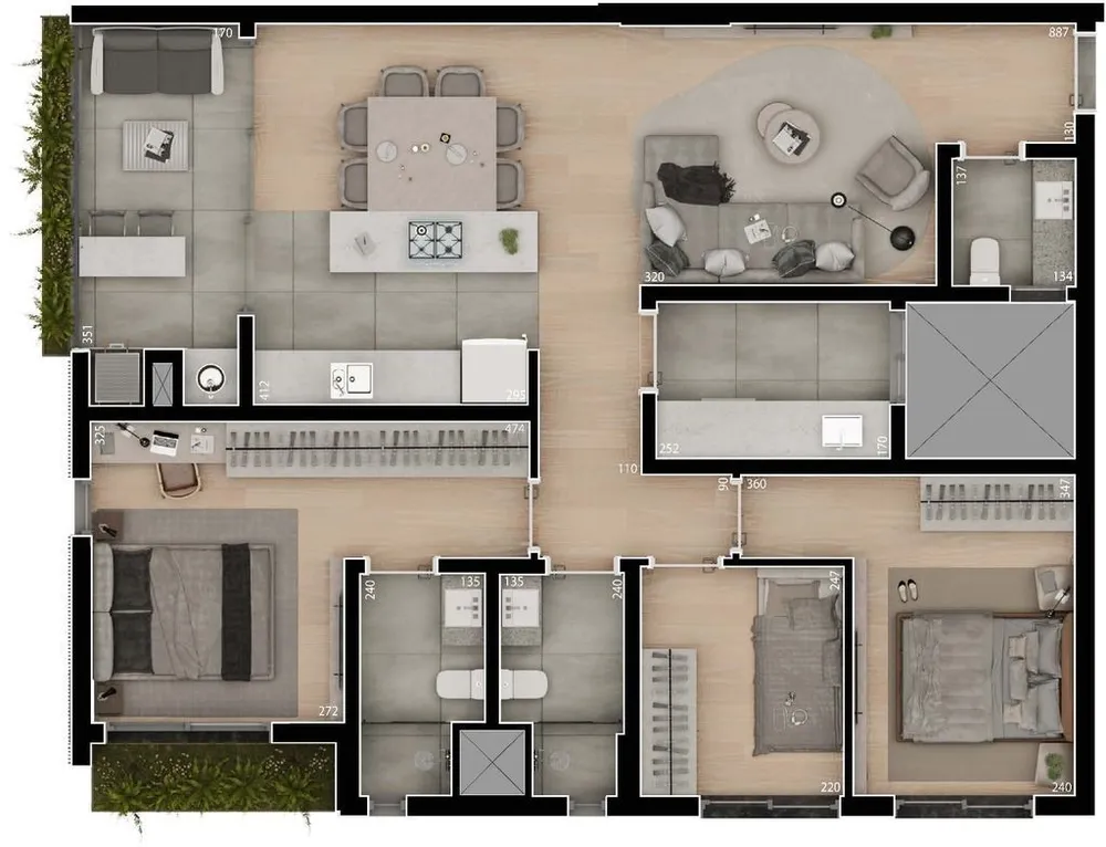 Cobertura, 3 quartos, 134 m² - Foto 7