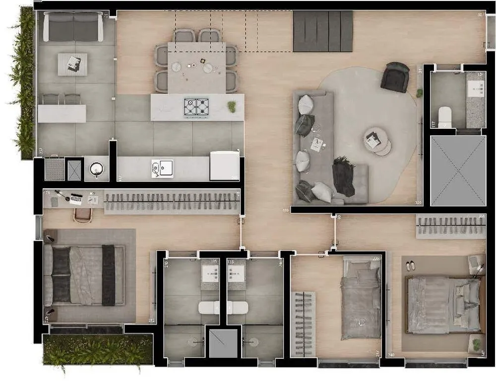 Cobertura, 3 quartos, 134 m² - Foto 8
