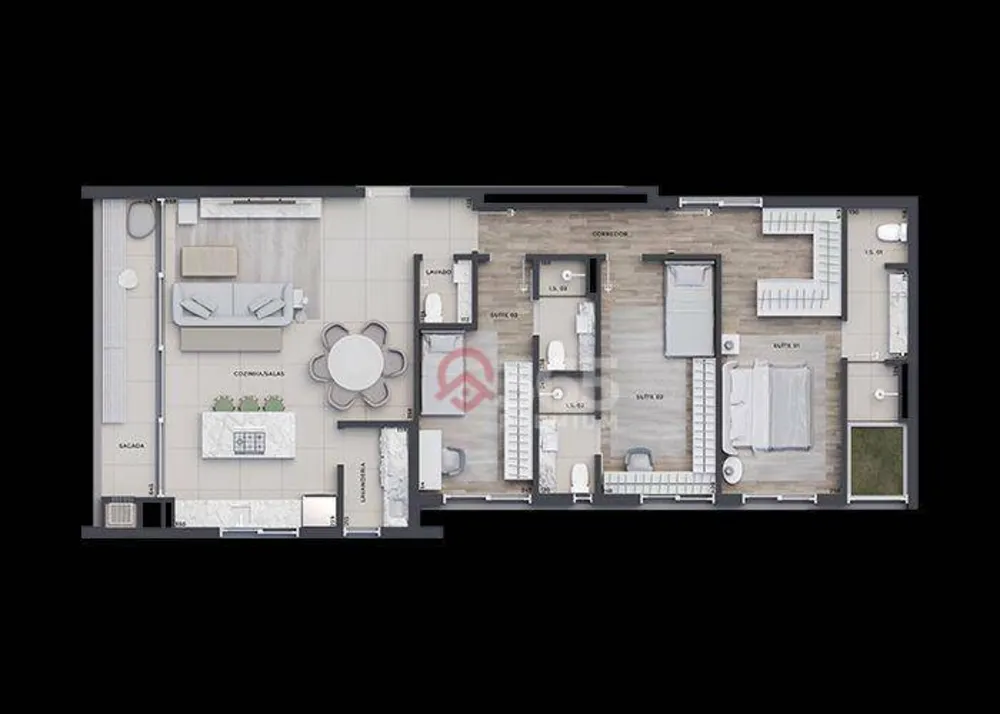Cobertura, 3 quartos, 267 m² - Foto 10