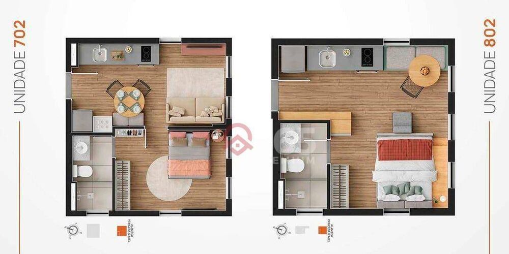 Apartamento à venda com 1 quarto, 31m² - Foto 16