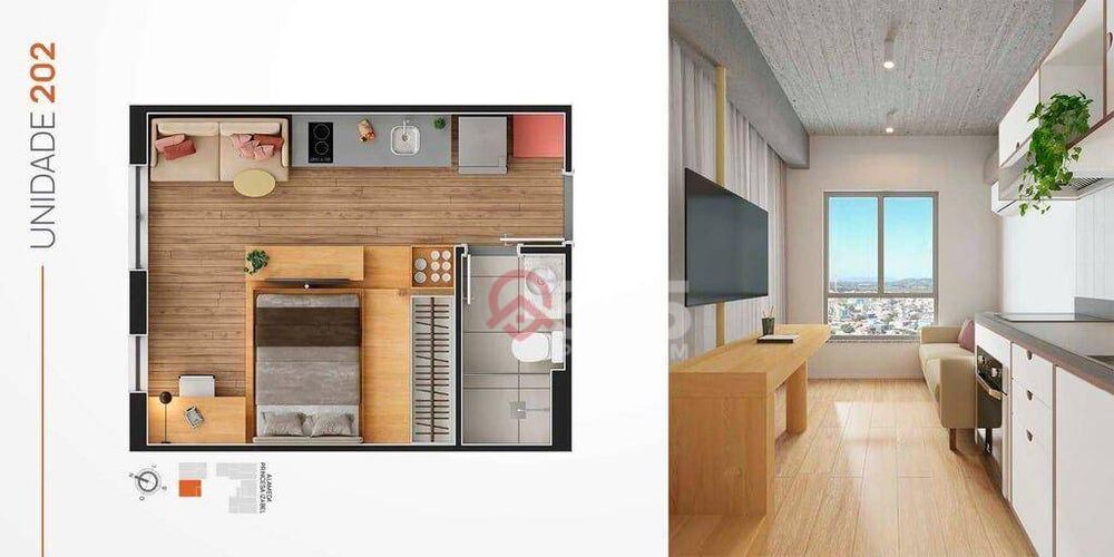 Apartamento à venda com 1 quarto, 31m² - Foto 17