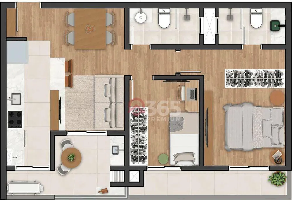 Apartamento, 2 quartos, 60 m² - Foto 19