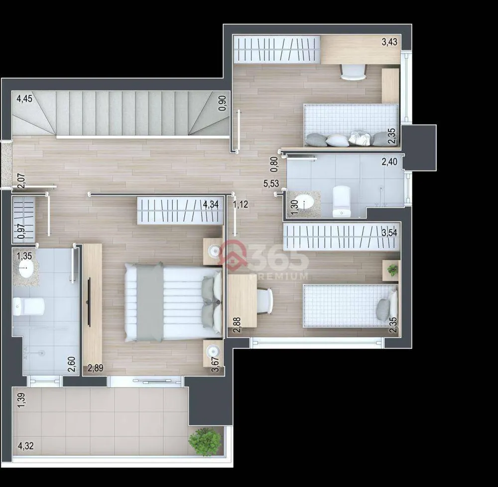 Cobertura, 2 quartos, 93 m² - Foto 15